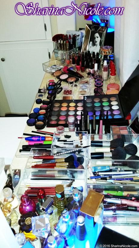 Fully equipped for CD, TS, TV, make-up, lipstick, eyeshadow, blushes, mascara, eyeliner, lip liner, lipstick, nail polish, perfume, lingerie, clothing, wigs, shoes, and more!
