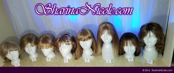 Minneapolis dominatrix Mistress Sharina Nicole's Crossdressing Wigs 1-8