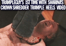 Trampleguy Experiences Sharina & Her Custom Crown Shredder Trample Heels for The First Time Trampling Video